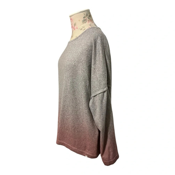 Lucky Brand high low gradient ombré light weight sweater - Picture 3 of 7